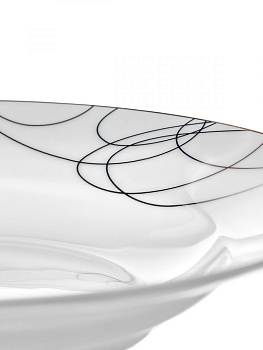 Тарелка суповая 22,5см ESPRADO Leontina костяной фарфор 000000000001193133