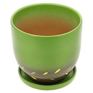 Цветочный горшок Листок, 4.7л, керамика 000000000001015375