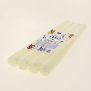 РУСАЛОЧКА Свечи античные 4 штуки белые 073216 000000000001189290