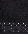 Полотенце махровое LUCKY Бордюр горошек 500gsm 70x140 100% хлопок, графит D100410 000000000001227649