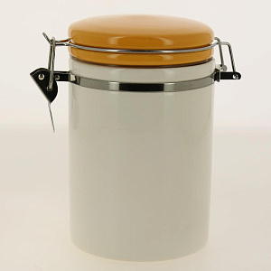 Банка для сыпучих продуктов 850мл с клипсой подарочная упаковка Tuscan vegetables доломит ZFC038-36 000000000001196873