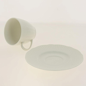 ILAY Пара чайная 200мл/блюдце недекорированная костяной фарфор BNILY02CT00 000000000001189468