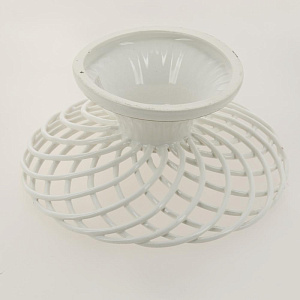 Конфетница Кнопка на ножке В 8см Д 19см/ПФ-91809 000000000001171109