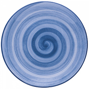 Тарелка десертная 19см CERA TALE Blue Round керамика глазурованная 000000000001210886