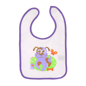 Большой слюнявчик на липучке В мире животных Lubby, от 0 месяцев 000000000001135494