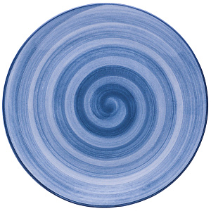 Тарелка десертная 19см CERA TALE Blue Round керамика глазурованная 000000000001210886