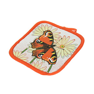 Набор прихватка и рукавица Бабочка Мультидом, хлопок, 2 предмета 000000000001126842