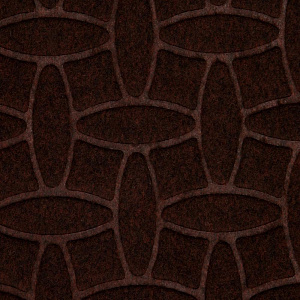 Коврик придверный 45x75см ЛЕПЕСТОК окантовка коричневый резина/полиэстер 000000000001222800