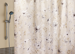 Штора для ванной V-Line, 180х180 см, полиэстер 000000000001022718