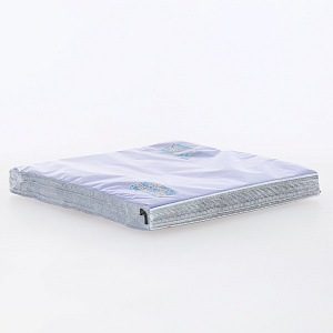 Салфетки бумажные 33х33см 20л 3 слоя NEW LINE DESIGN Синяя тонированная 000000000001214921