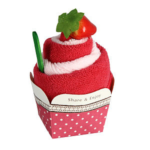 Полотенце Пирожное Софти, 25х25 см, полиэфир, вискоза 000000000001151796