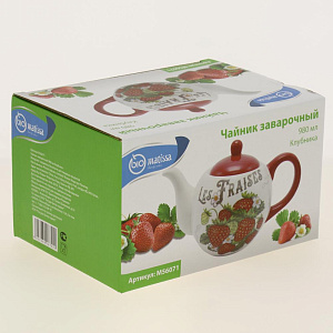 Чайник заварочный 980мл Клубника Доломит M56071 000000000001195606