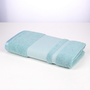 Полотенце 50х90см Dina Me бордюр репс мятное 100% хлопок 000000000001208715