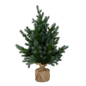 Ель искусственная 60 см зеленая литая 000000000001225525