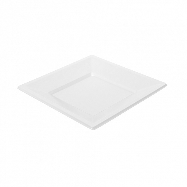 Квадратная тарелка Paclan, пластик, 180 мм, 6 шт. 000000000001003702