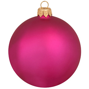 Украшение декоративное Шар 8,5 MOROZCO розовый матовый пластик 000000000001220390