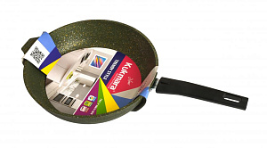 Сковорода 22см Trendy style съемная ручка антипригарное покрытие Malachite алюминий 000000000001209096