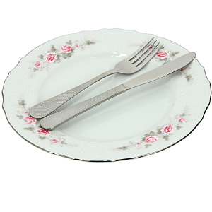 Тарелка Бледные Розы Люкс Хауз, 25 см 000000000001005687