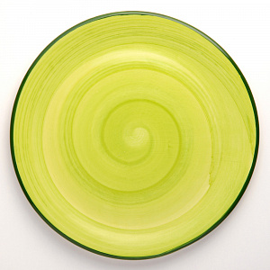 Тарелка обеденная 25см CERA TALE Lime Green керамика глазурованная 000000000001210088