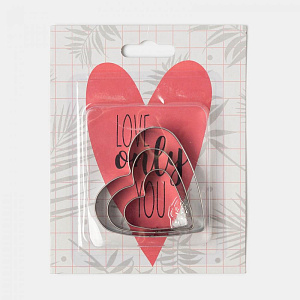 Набор кухонный в мешочке Фламинго (полотенце + формочки для печенья) 4685255 000000000001200859