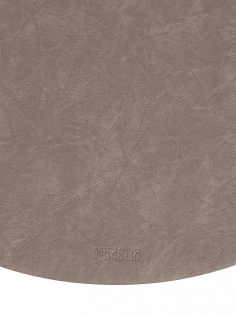 Салфетка сервировочная 45x32см DE'NASTIA Металлик овальная серый ПВХ 000000000001221298