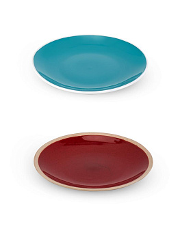 Тарелка десертная 20см FORA в ассортименте керамика 000000000001223310