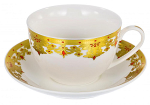 Набор столовый 22шт чашка/блюдце/чайник/сахарница/молочник/блюдо/тарелка 123-16024 000000000001197878