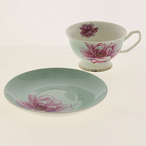 Пара чайная 200мл/блюдце BALSFORD Палитра ШИПОВНИК МАРИН подарочная упаковка 000000000001183424