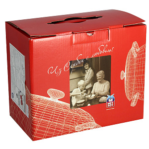 Кастрюля 2,2л Фрукты металлическая крышка 2413 000000000001140017