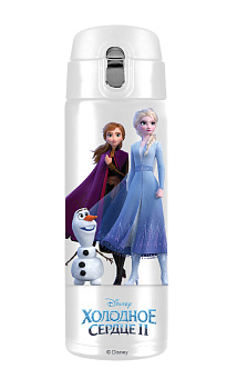 Термокружка 500мл MOULIN VILLA Холодное сердце Эльза и Анна нержавеющая сталь 000000000001195835