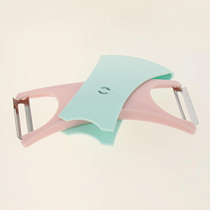 Овощечистка  SUN PLASTIK двухсторонняя пластик 000000000001189262