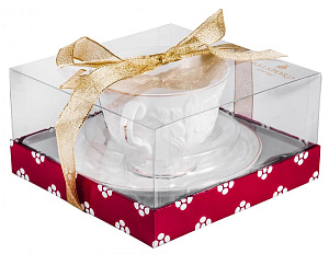 Пара чайная 220мл/блюдце BALSFORD Грация Актея подарочная упаковка фарфор 000000000001193988