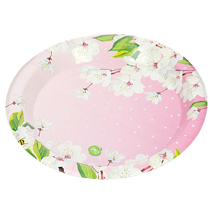 Набор одноразовых тарелок Сакура Европак Трейд, 210 мм, 6 шт. 000000000001144339