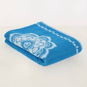 Полотенце махровое Privilea,70*140,100% хл,арт13С2 Символ,бирюзовый. Пр-во  Беларусь 000000000001188508