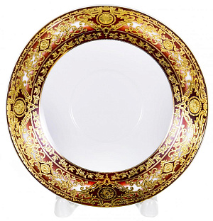 Набор чайный 12 предметов (чашка 230мл-6шт/блюдце-6шт) BALSFORD Саксония золото подарочная упаковка фарфор 000000000001193937