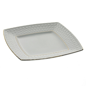 Десертная тарелка Снежная королева Коралл, 20 см 000000000001001224