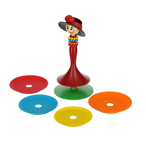 Комплект подставок под стаканы с пробкой для бутылки Dolls Vigar, 5 предметов 000000000001123197