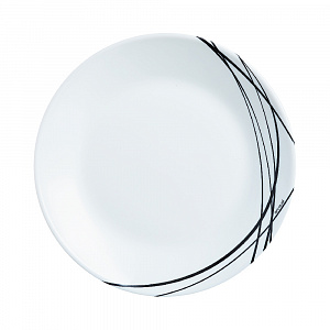 DOMITILLE BLACK Тарелка десертная 18см P3371 000000000001188619