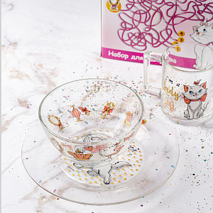 КОШКА МАРИ Набор для завтрака 3 предмета ОСЗ стекло 000000000001208270