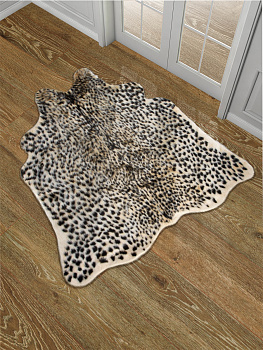 Коврик 94х100мм LUCKY Леопард акрил80% полиэстер20% 000000000001188399