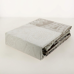 Комплект постельного белья евро ПОСУДА ЦЕНТР лотос 80%хлопок 20%полиэстер 000000000001185323