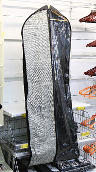 Чехол для одежды 160х60х10см ПОСУДА ЦЕНТР бежевый полиэстер 000000000001187229