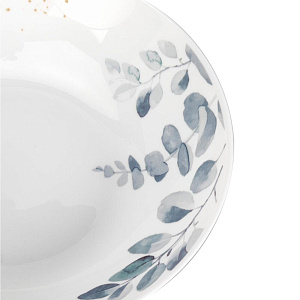 Тарелка суповая 20см FARFORELLE Эвкалипт стеклокерамика 000000000001224317