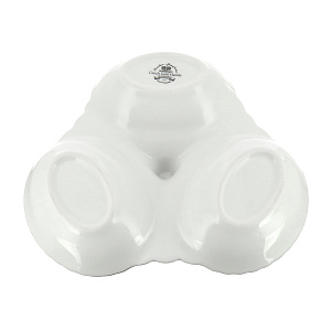 Менажница Платиновая отводка Porcelaine Czech Gold Hands, 17.5 см 000000000001136274