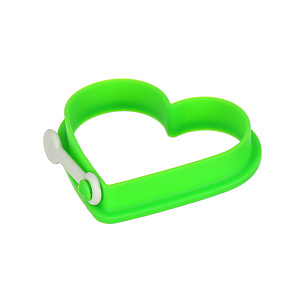 Форма для выпечки яиц и блинчиков Сердце Marmiton, зеленый, силикон 000000000001125430