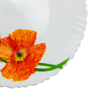 Тарелка обеденная 25,5см FARFORELLE ГЛОРИЯ опал M22026 000000000001003754