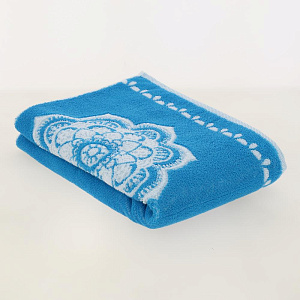 Полотенце махровое Privilea,70*140,100% хл,арт13С2 Символ,бирюзовый. Пр-во  Беларусь 000000000001188508