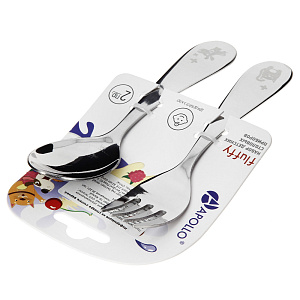 Набор детских столовых приборов Apollo Fluffy, 2 предмета 000000000001163086