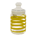 Банка стеклянная с желтой спиралью 1л с крышкой SPRIAL YELLOW Q0409 000000000001198041
