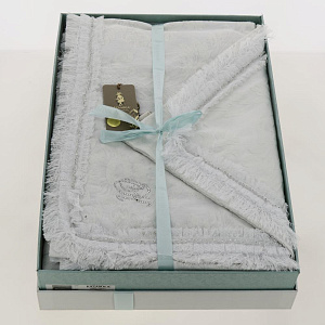 Набор ЕВРО Ингроссо(Белый)Покрывало:240х260см(1шт),Наволочки:50х70см(2шт).80%Хлопок/20%Бамбук.SR56-198-2.4. 000000000001200042